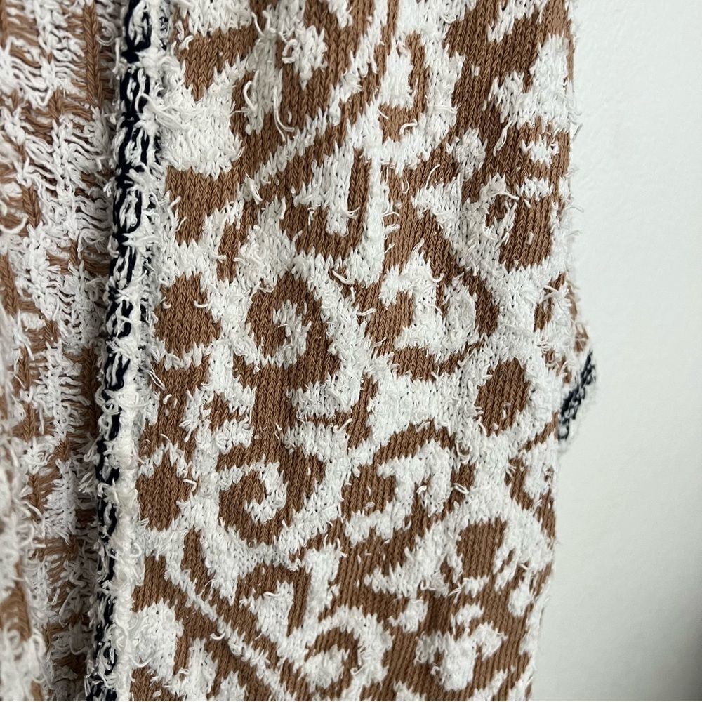 Chico’s Pattern Mix Audrey Open Front 3/4 Sleeves Cardigan Women’s Size 2 Medium - Picture 7 of 10